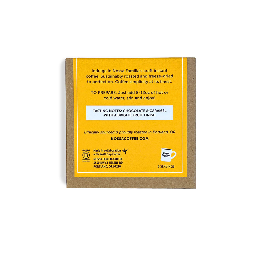 Instant Coffee 6 Pack – Medium Roast