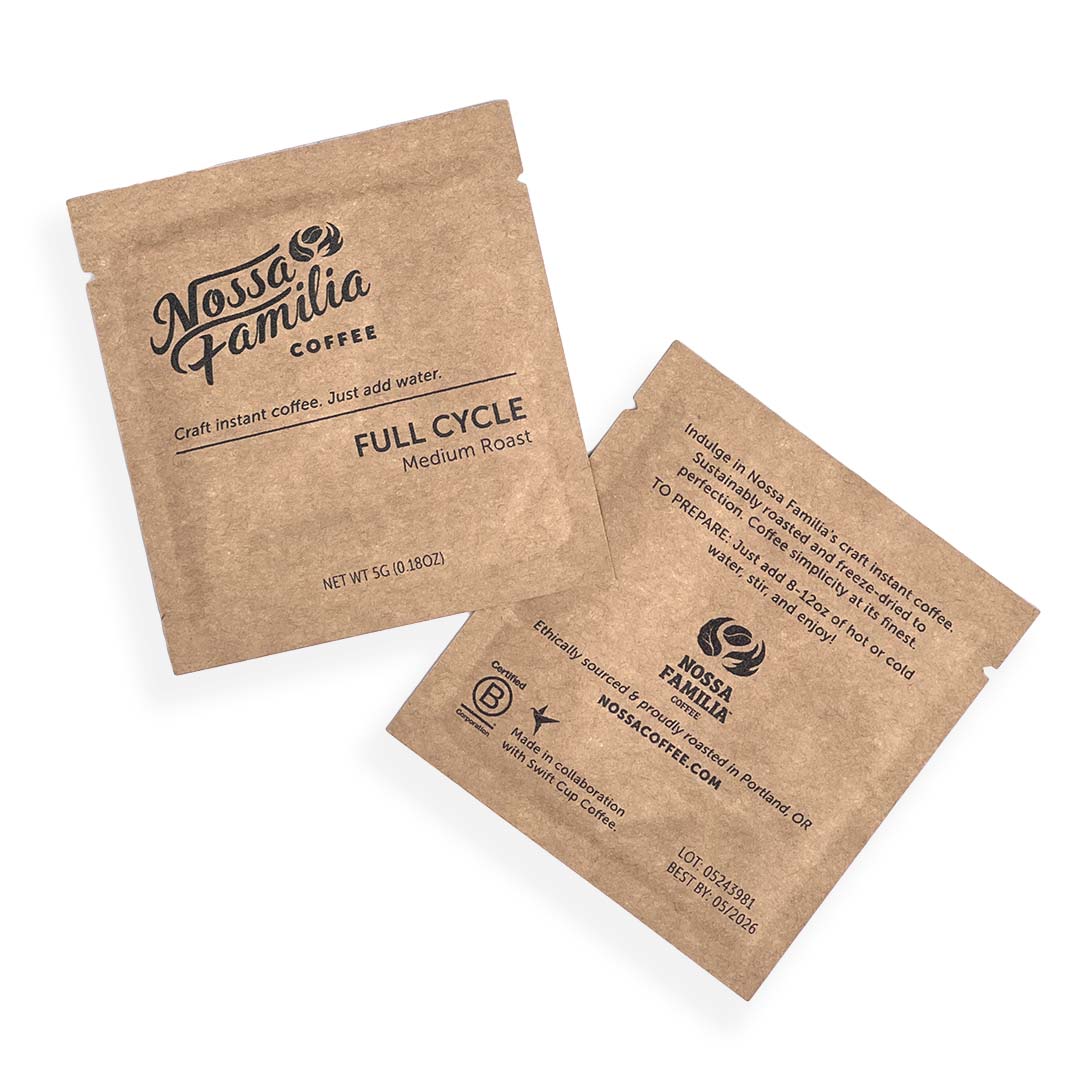 Instant Coffee Sachet Bundles – Full Cycle Medium Blend
